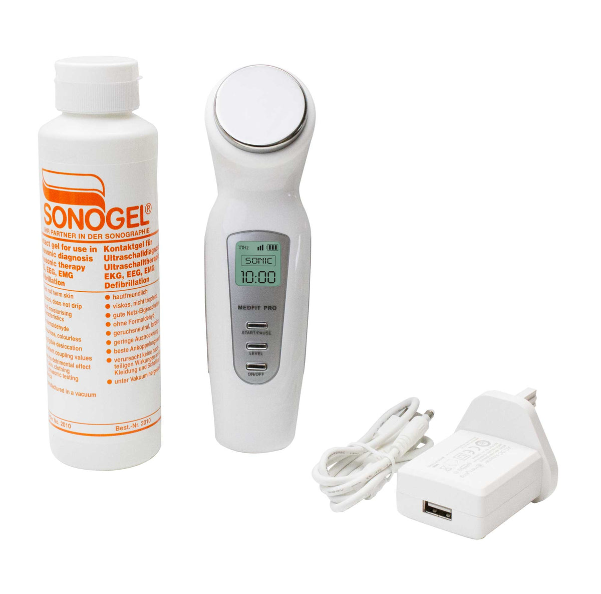 1MHz Therapeutic Rechargeable Ultrasound Machine ideal for fast effect ...