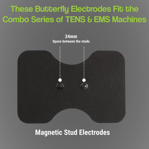 Combo Series of Wireless TENS Replacement Butterfly Pads