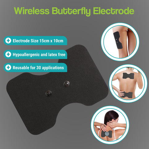 Combo Series of Wireless TENS Replacement Butterfly Pads