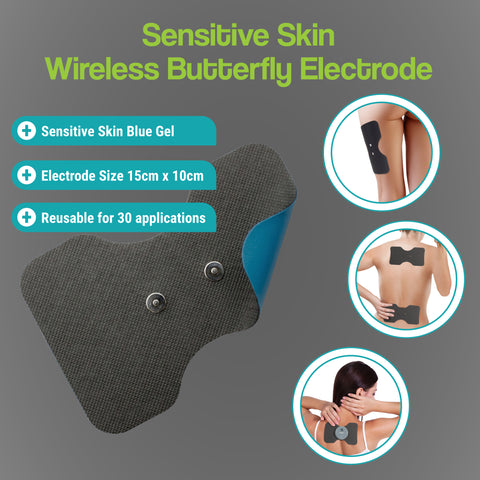 Combo Series of Sensitive Skin Wireless TENS Butterfly Pads