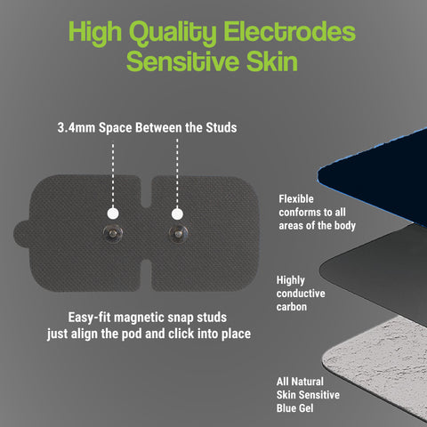 Combo Series of Sensitive Skin Wireless TENS Small Pads