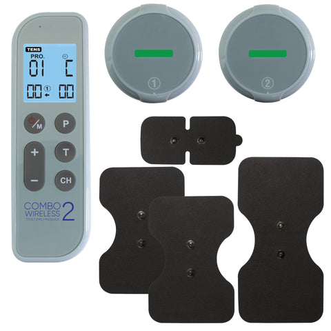 Professional Wireless TENS & EMS for Pain Relief and Muscle Recovery | 18 Programmes